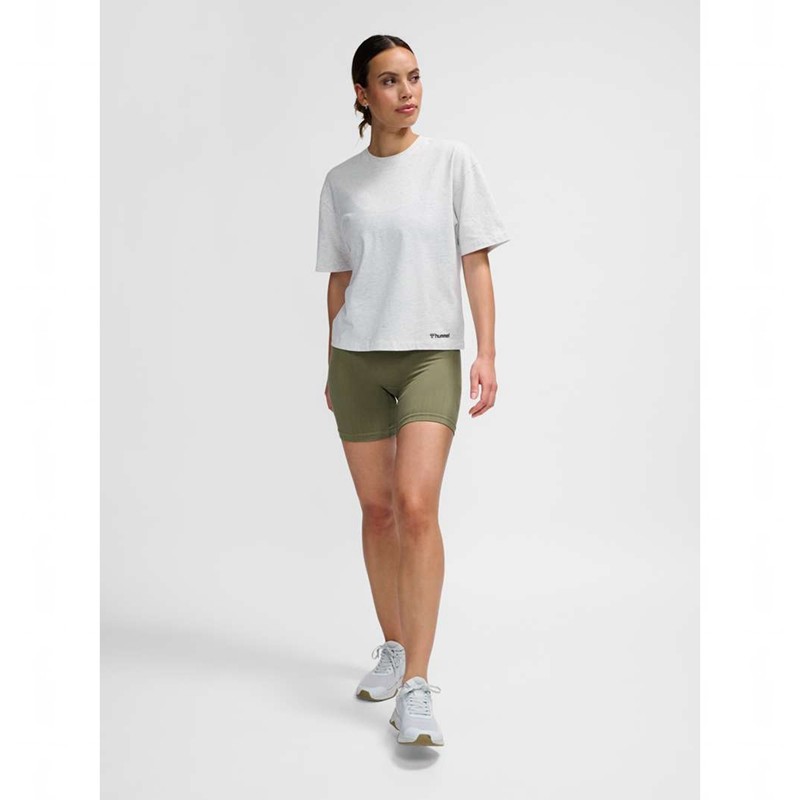 Dámské Tričko Hummel Mt Ultra Boxy Short Bílé | 121300-161
