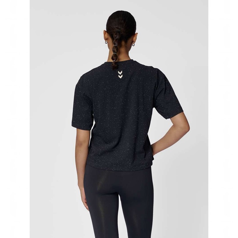 Dámské Tričko Hummel Mt Ultra Boxy Short Černé | 600533-955