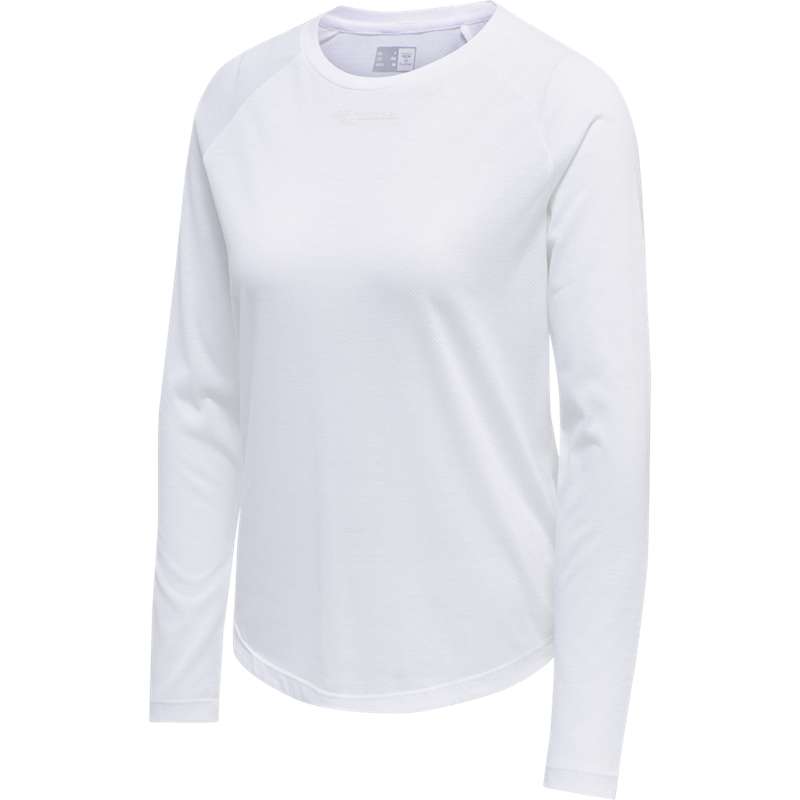 Dámské Tričko Hummel Mt Vanja L/S Bílé | 531760-666