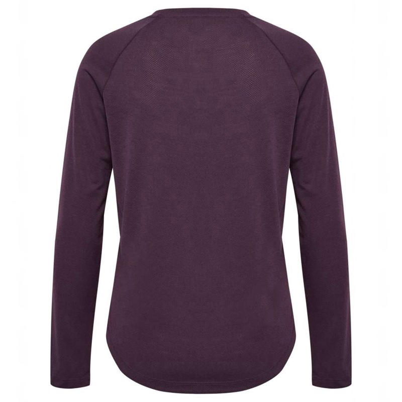 Dámské Tričko Hummel Mt Vanja L/S Fialové | 831584-903