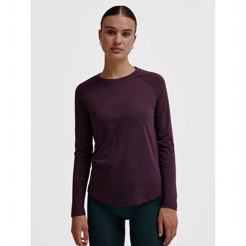 Dámské Tričko Hummel Mt Vanja L/S Fialové | 831584-903