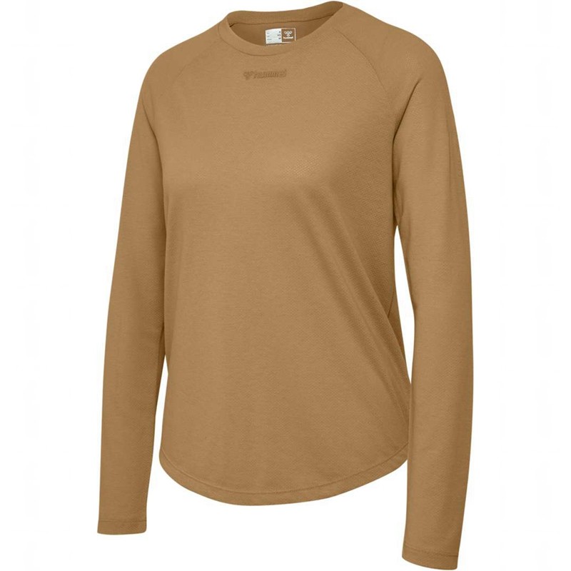 Dámské Tričko Hummel Mt Vanja L/S Hnědé | 134174-354