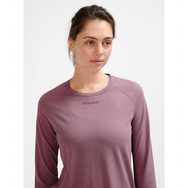 Dámské Tričko Hummel Mt Vanja L/S Růžové | 037205-791