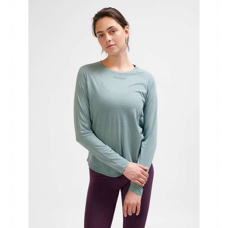 Dámské Tričko Hummel Mt Vanja L/S Šedé | 080018-731