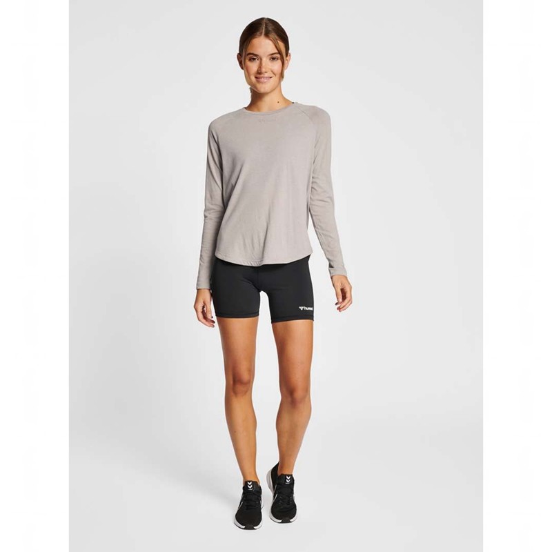 Dámské Tričko Hummel Mt Vanja L/S Šedé | 794518-467