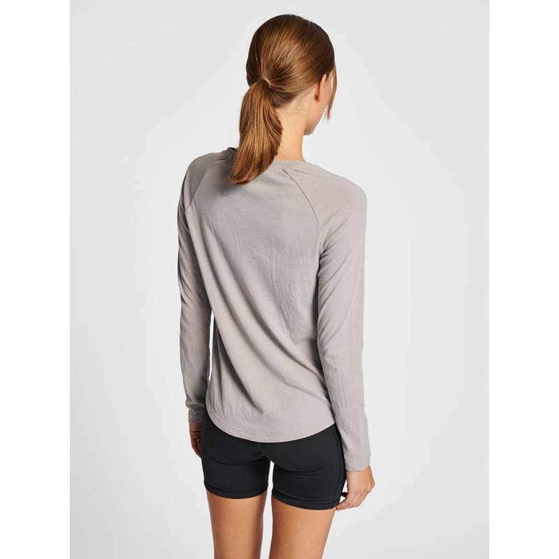Dámské Tričko Hummel Mt Vanja L/S Šedé | 794518-467
