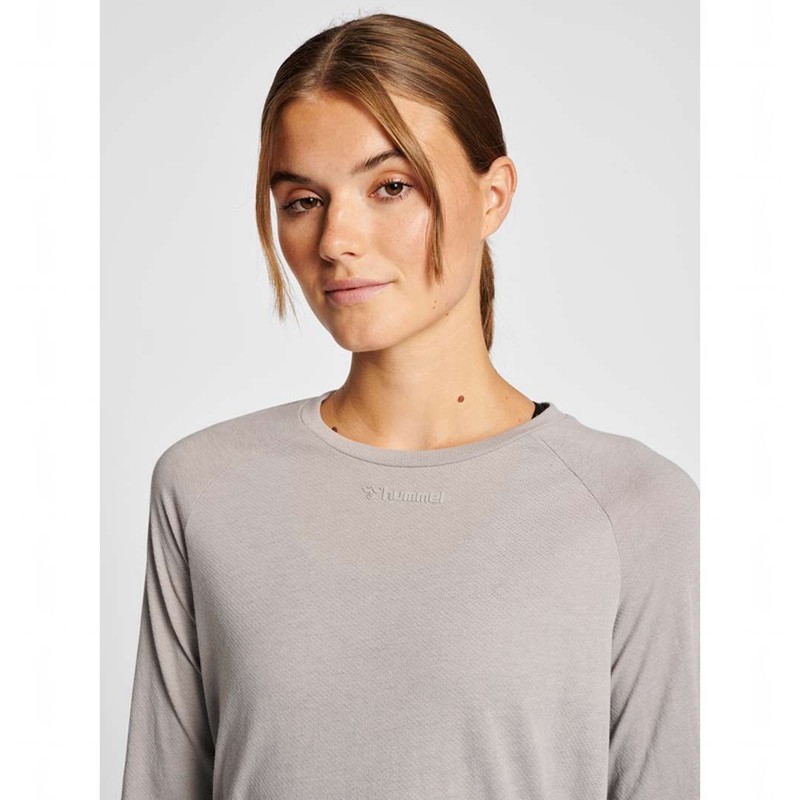 Dámské Tričko Hummel Mt Vanja L/S Šedé | 794518-467