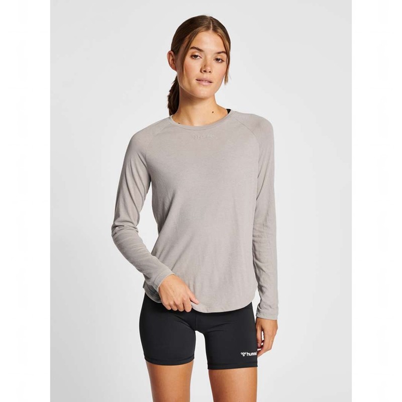 Dámské Tričko Hummel Mt Vanja L/S Šedé | 794518-467