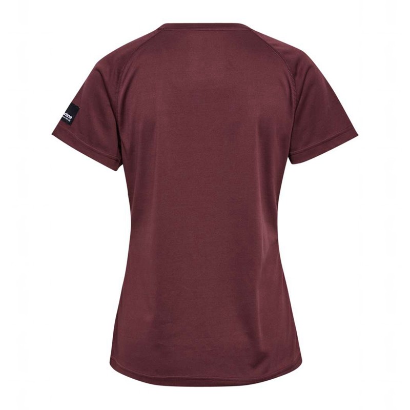 Dámské Tričko Hummel Nwlcharge Mesh W Vínové | 701195-324