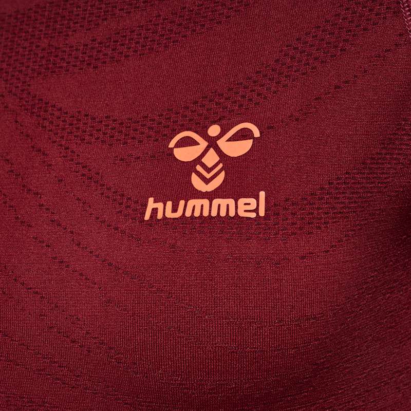 Dámské Tričko Hummel Ongrid Seamless L/S Wo Červené | 333431-188