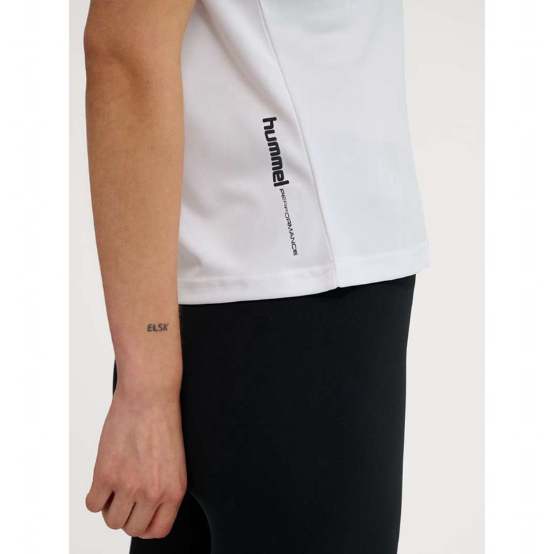 Dámské Tričko Hummel Pulse Training W S/S Bílé | 056625-394