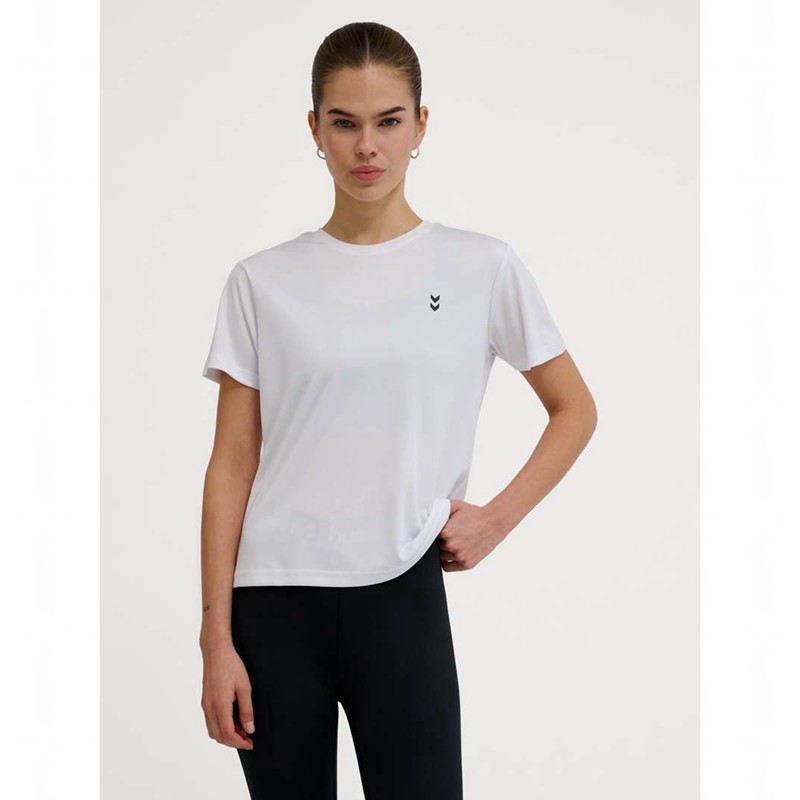 Dámské Tričko Hummel Pulse Training W S/S Bílé | 056625-394