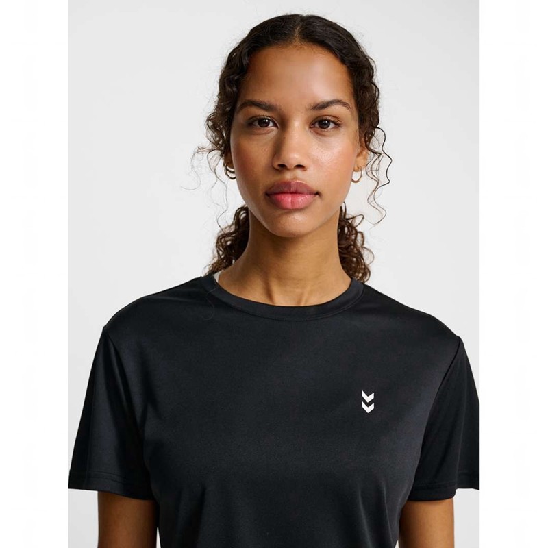 Dámské Tričko Hummel Pulse Training W S/S Černé | 389183-107