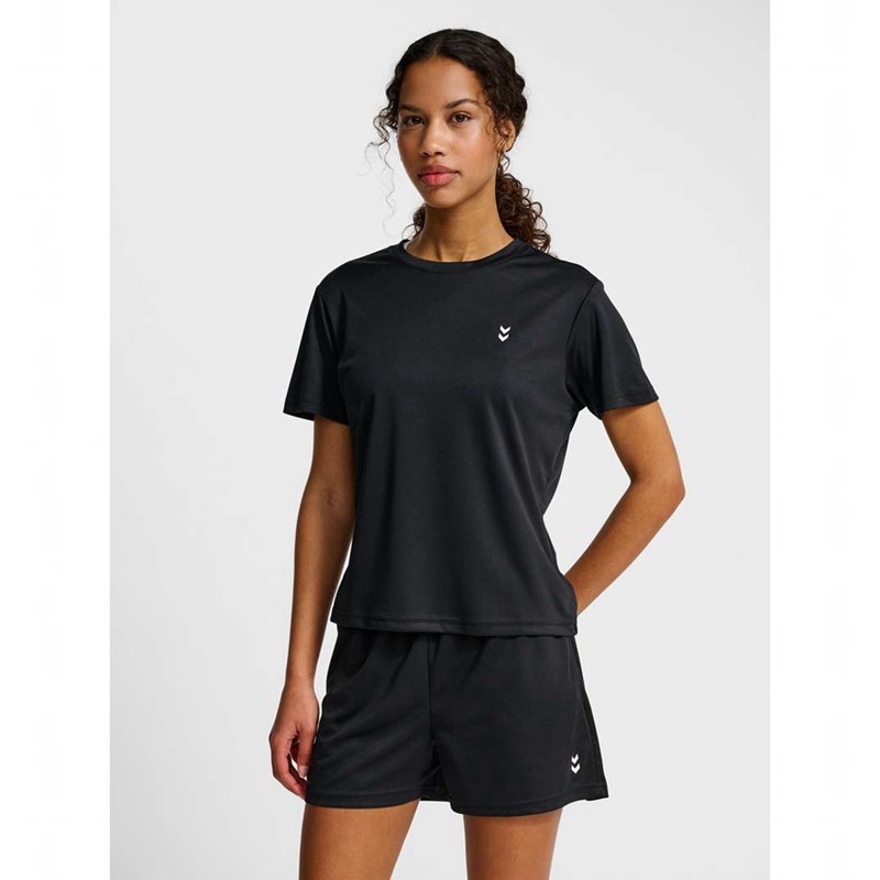 Dámské Tričko Hummel Pulse Training W S/S Černé | 389183-107