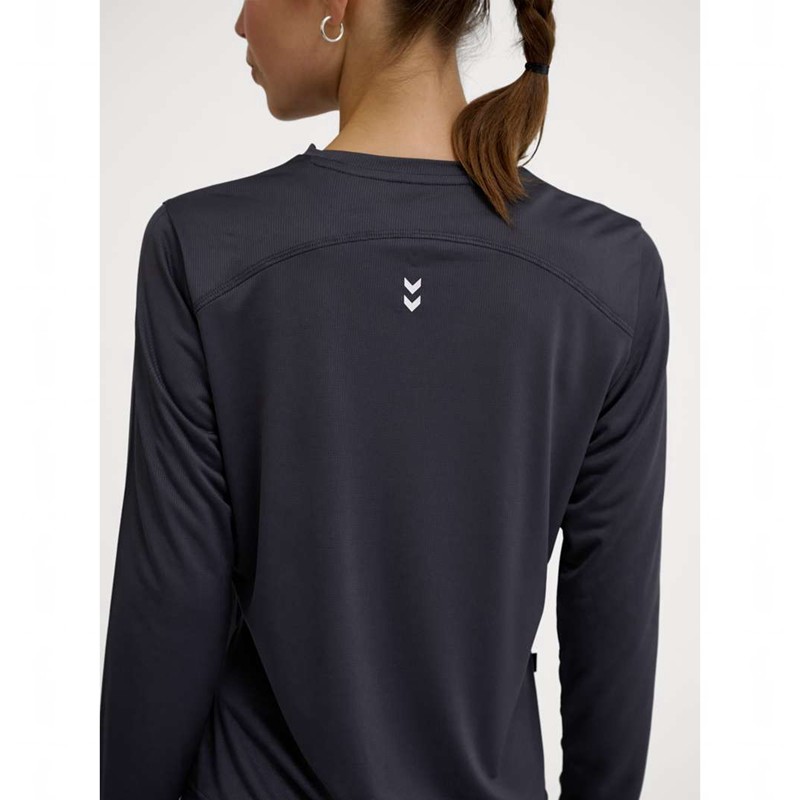 Dámské Tričko Hummel Pulse Workout W L/S Černé | 630718-253
