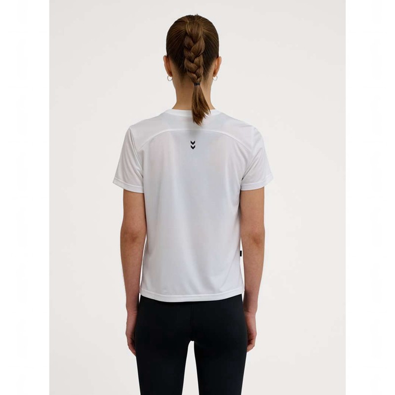 Dámské Tričko Hummel Pulse Workout W S/S Bílé | 438114-573