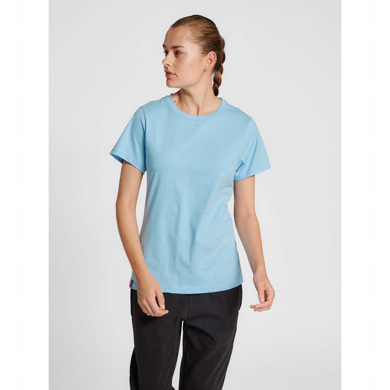 Dámské Tričko Hummel Red Basic S/S Blankyt | 755398-418