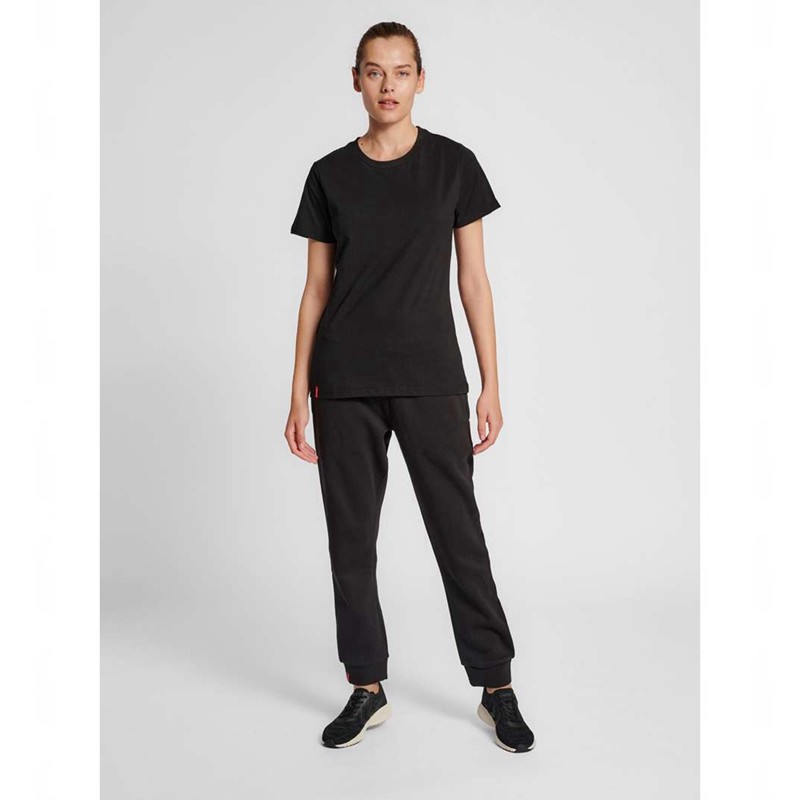 Dámské Tričko Hummel Red Basic S/S Černé | 676989-841