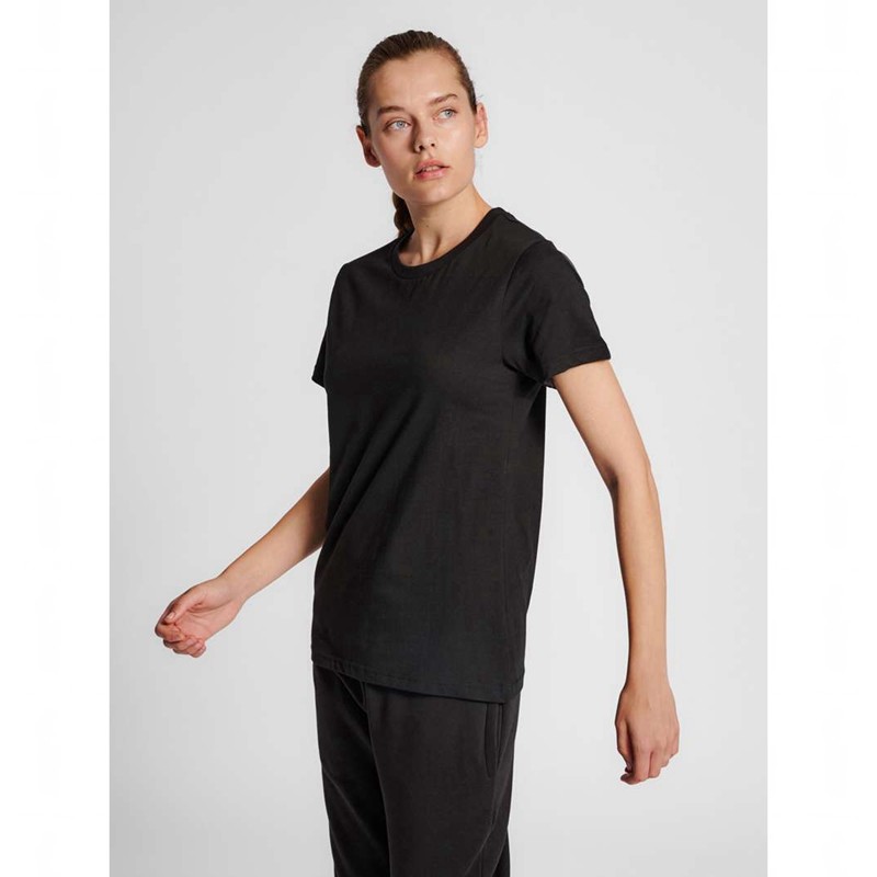 Dámské Tričko Hummel Red Basic S/S Černé | 676989-841