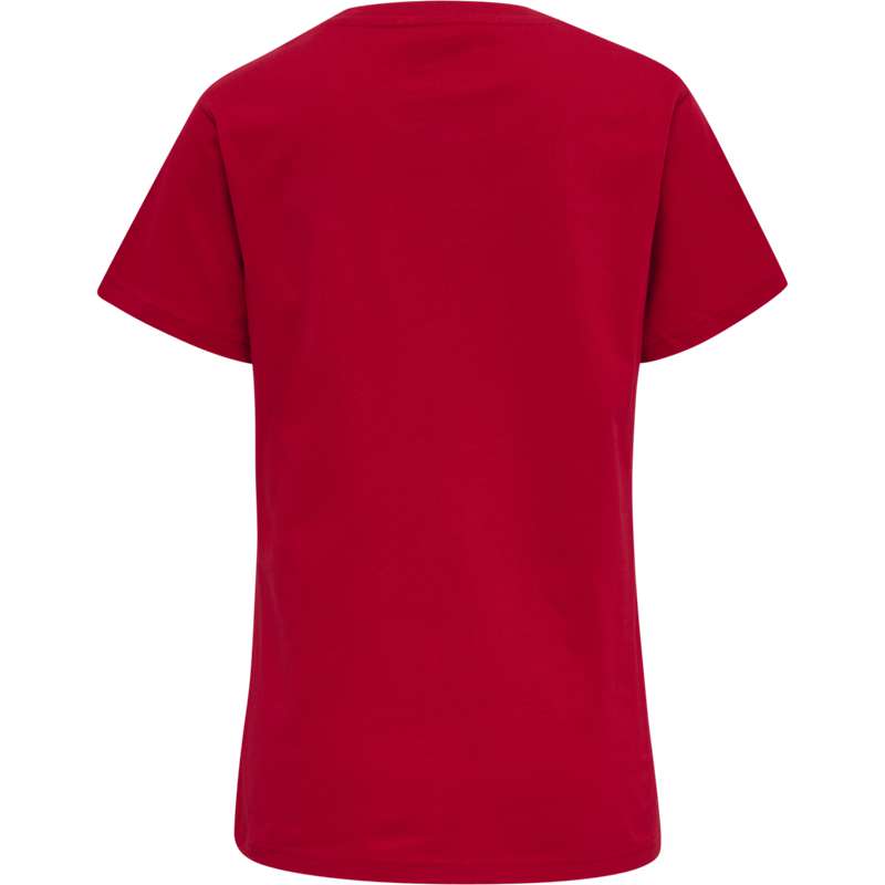 Dámské Tričko Hummel Red Basic S/S Červené | 005579-684