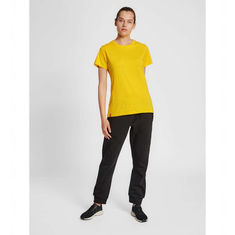 Dámské Tričko Hummel Red Basic S/S Žluté | 836244-760