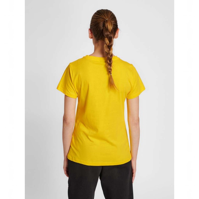 Dámské Tričko Hummel Red Basic S/S Žluté | 836244-760