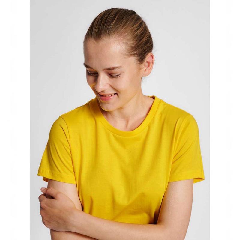 Dámské Tričko Hummel Red Basic S/S Žluté | 836244-760