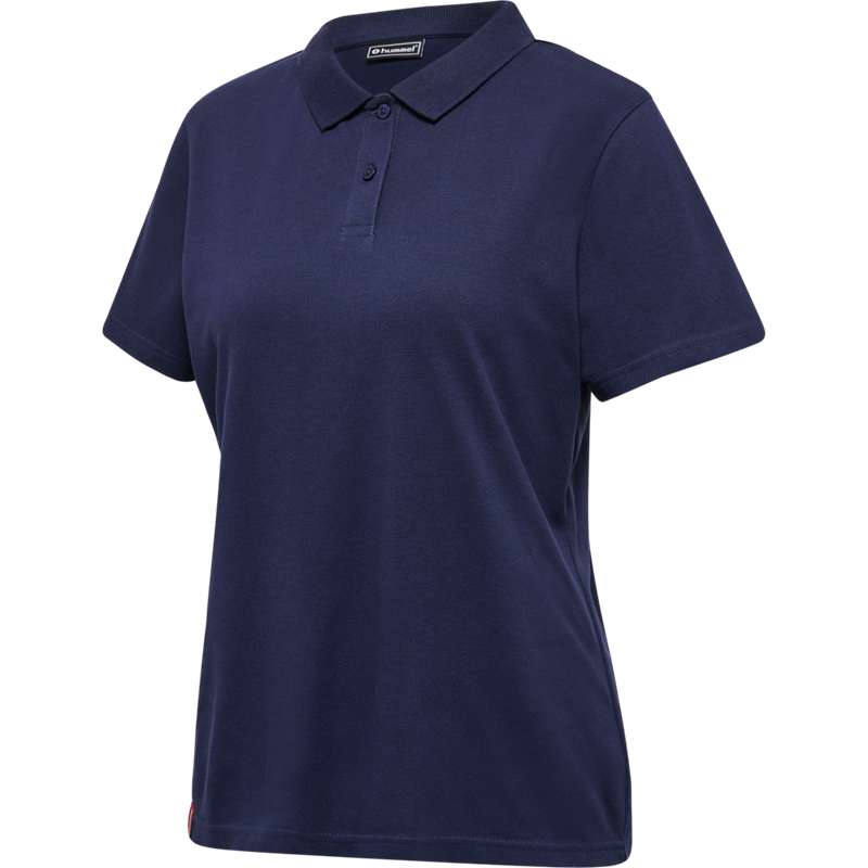 Dámské Tričko Hummel Red Classic Polo Tmavě Blankyt | 063769-157