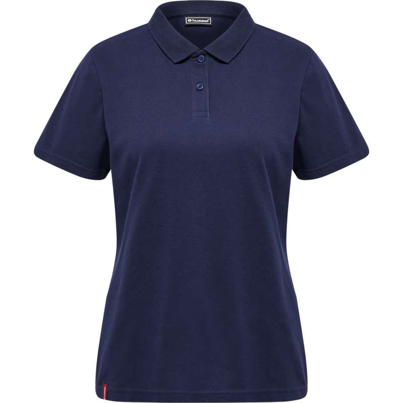 Dámské Tričko Hummel Red Classic Polo Tmavě Blankyt | 063769-157