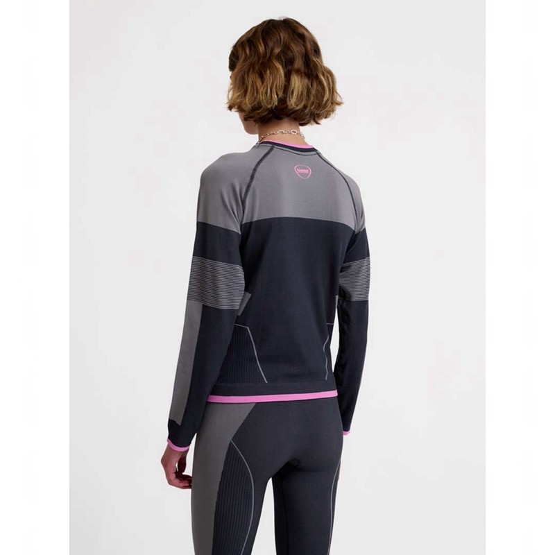 Dámské Tričko Hummel Seamless Ls Obsidian | 076354-969
