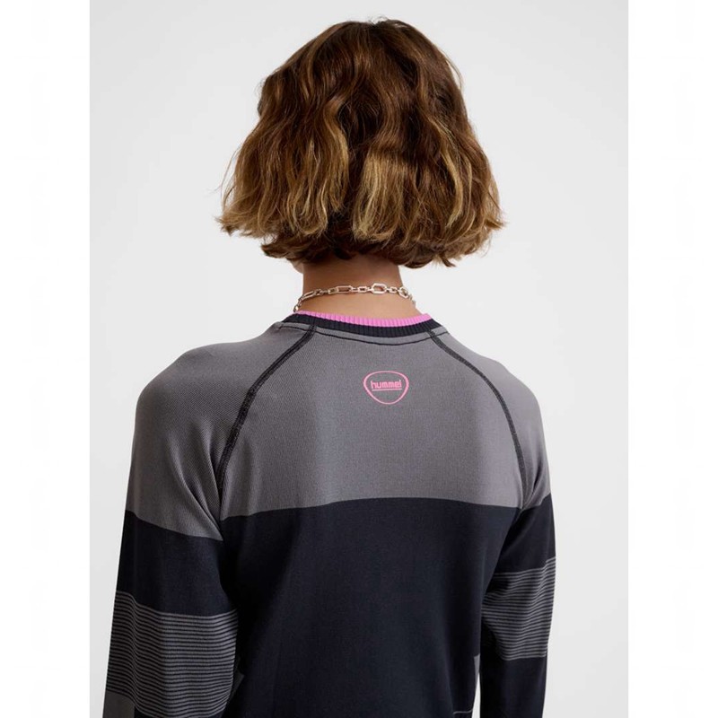 Dámské Tričko Hummel Seamless Ls Obsidian | 076354-969