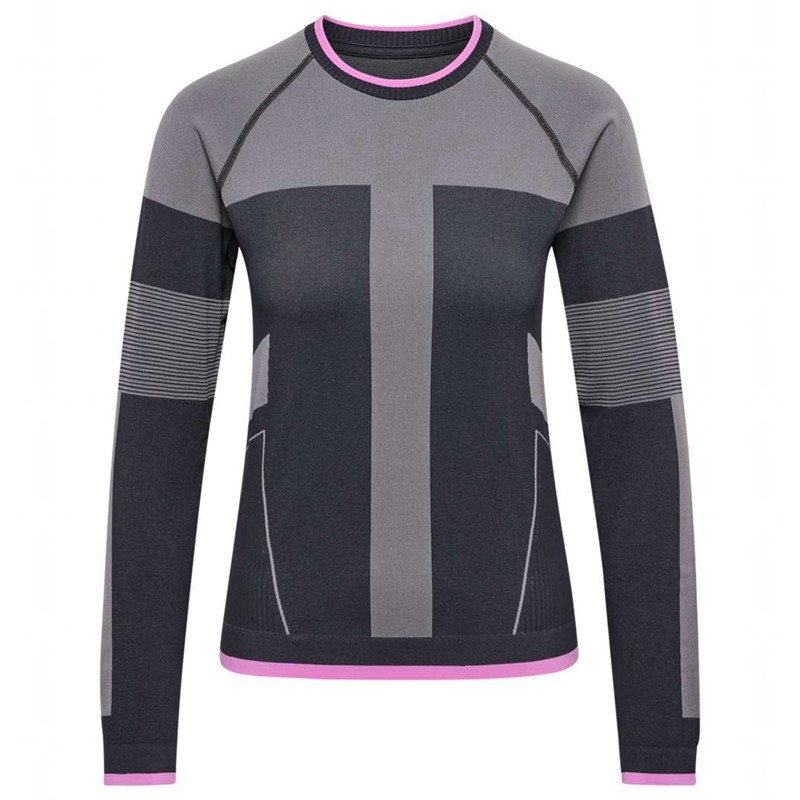 Dámské Tričko Hummel Seamless Ls Obsidian | 076354-969