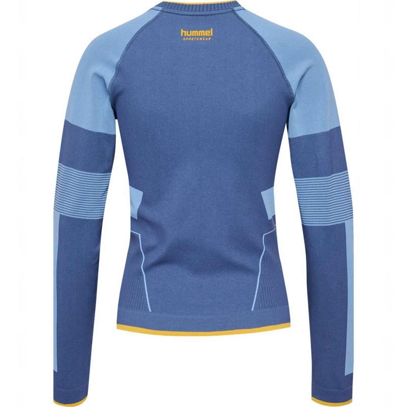 Dámské Tričko Hummel Seamless Tee Ls Blankyt | 912385-998