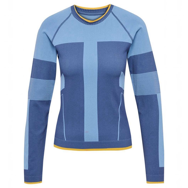 Dámské Tričko Hummel Seamless Tee Ls Blankyt | 912385-998