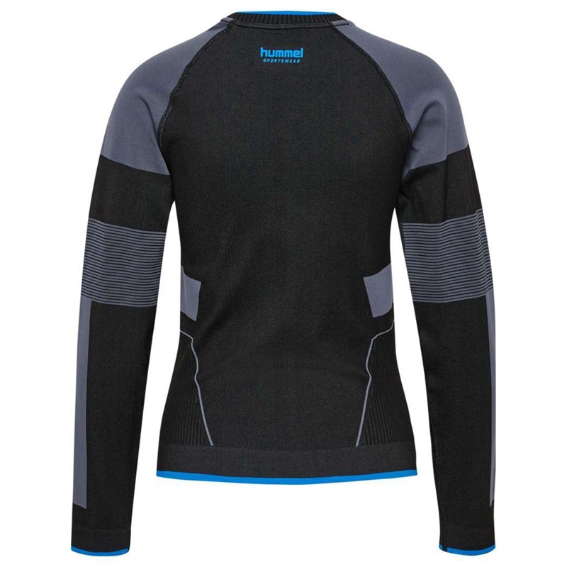 Dámské Tričko Hummel Seamless Tee Ls Černé | 640646-328