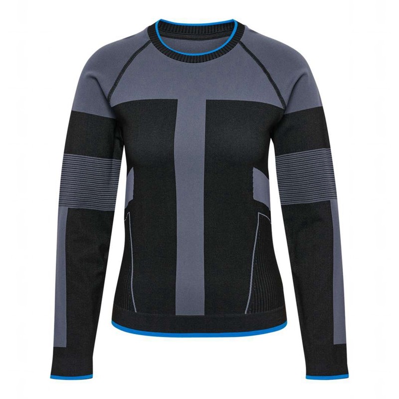 Dámské Tričko Hummel Seamless Tee Ls Černé | 640646-328