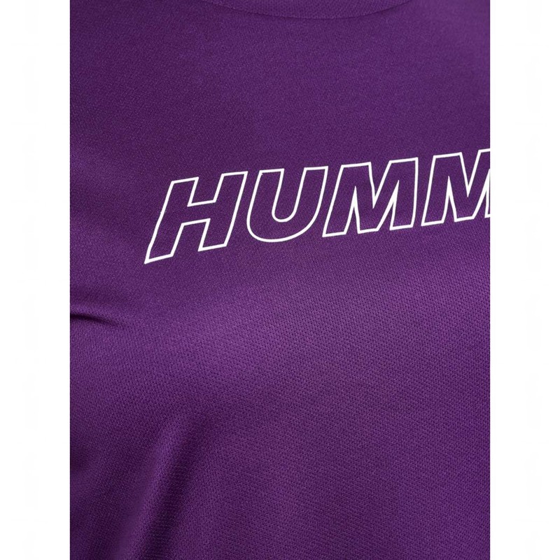 Dámské Tričko Hummel Te Curvy Plus Fialové | 688247-882
