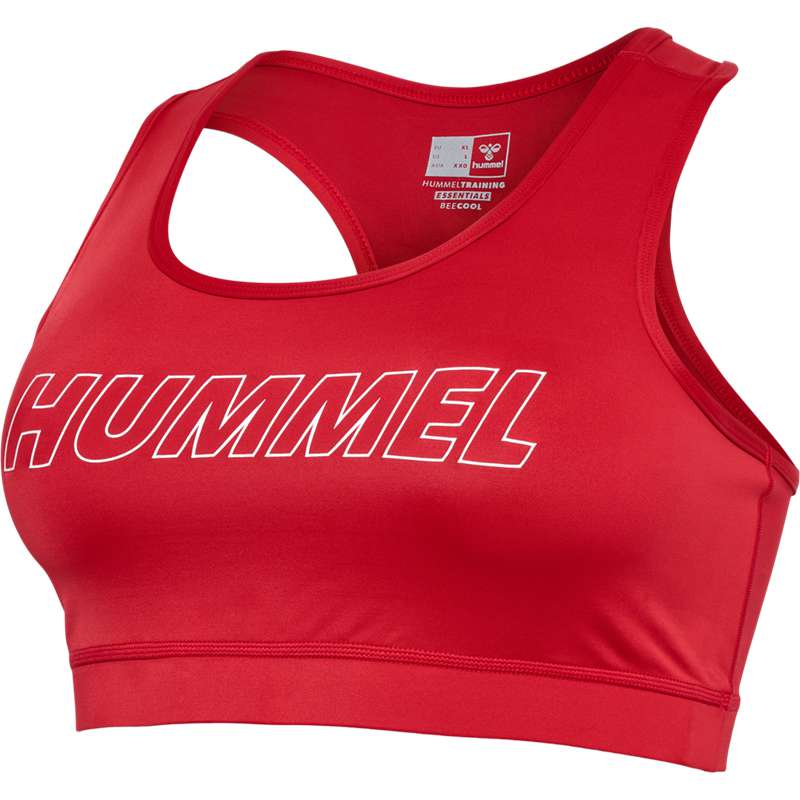Dámské Tričko Hummel Te Curvy Plus Červené | 383341-291