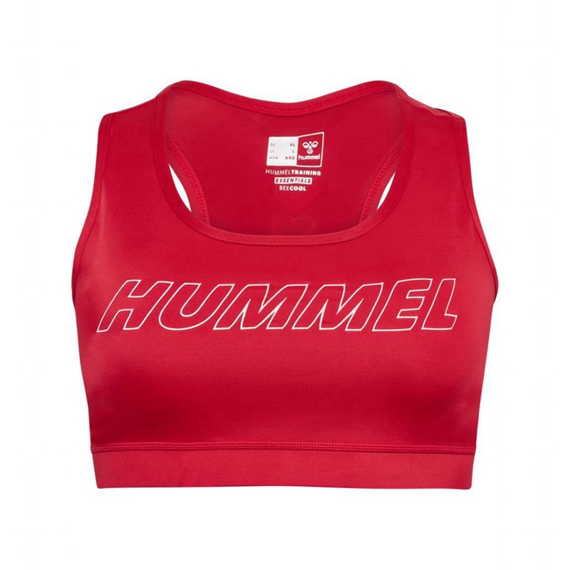 Dámské Tričko Hummel Te Curvy Plus Červené | 383341-291