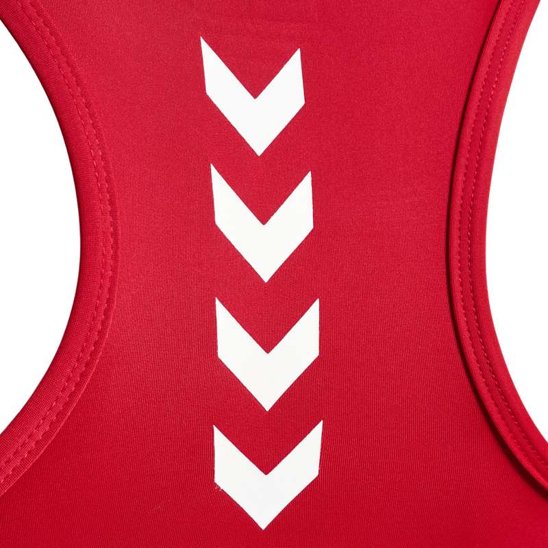 Dámské Tričko Hummel Te Curvy Plus Červené | 383341-291