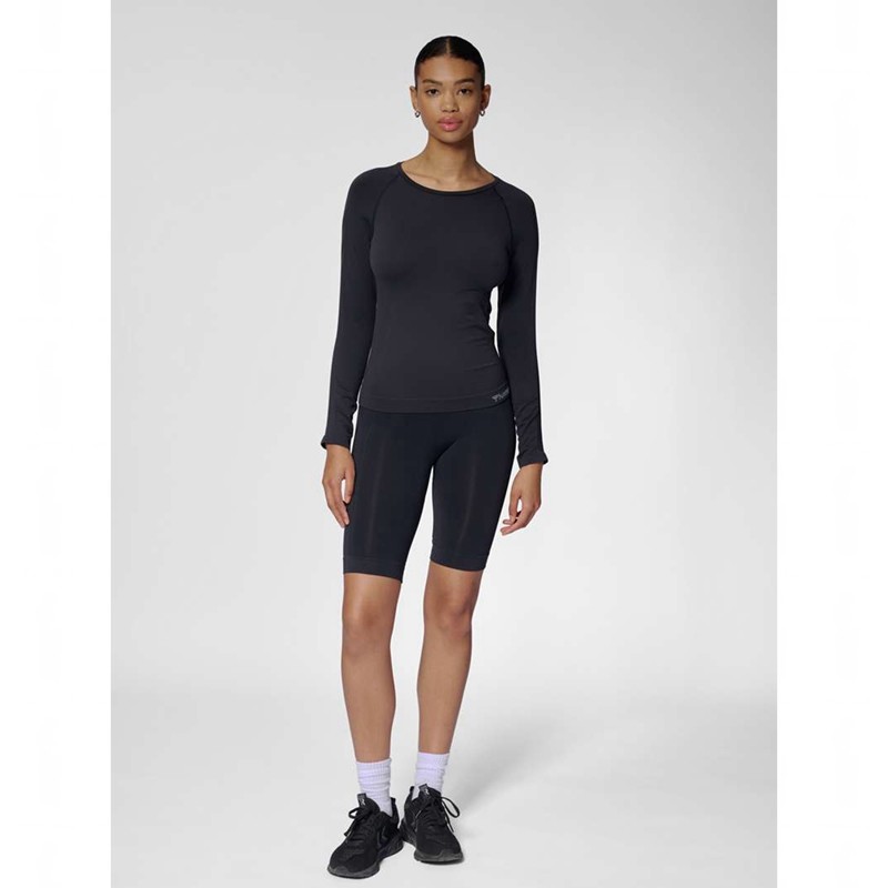 Dámské Tričko Hummel Tif Seamless L/S Černé | 995849-274