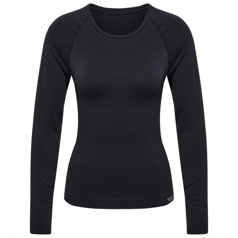 Dámské Tričko Hummel Tif Seamless L/S Černé | 995849-274