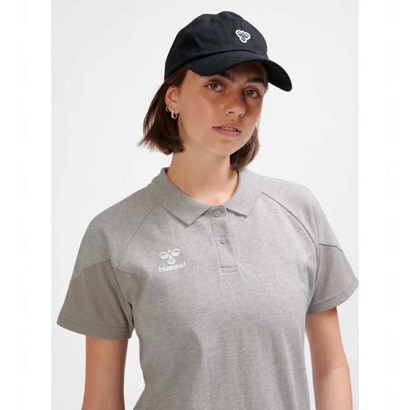 Dámské Tričko Hummel Travel Polo Šedé | 577292-411