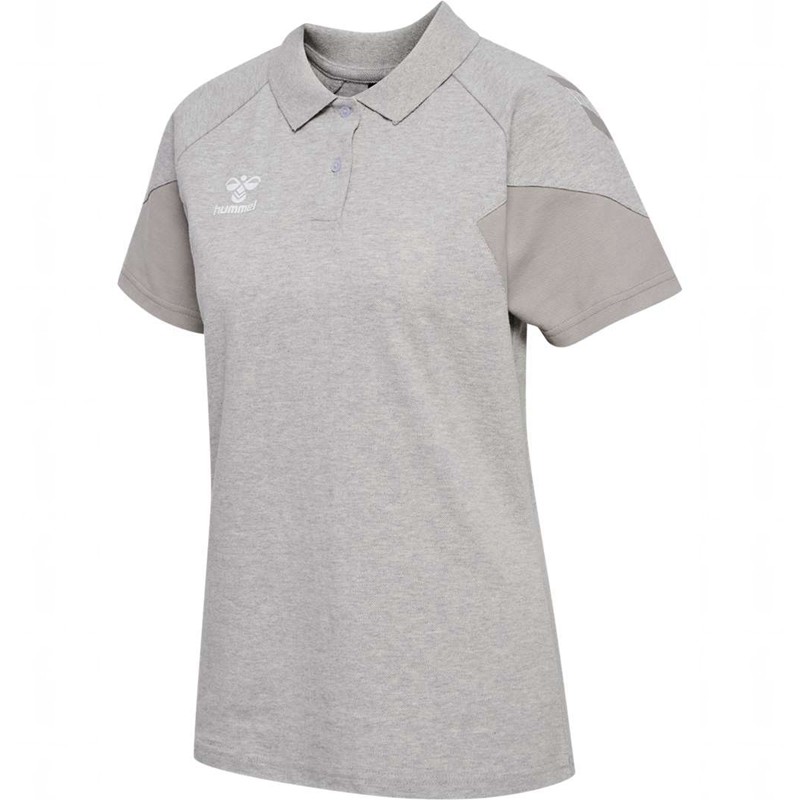 Dámské Tričko Hummel Travel Polo Šedé | 577292-411