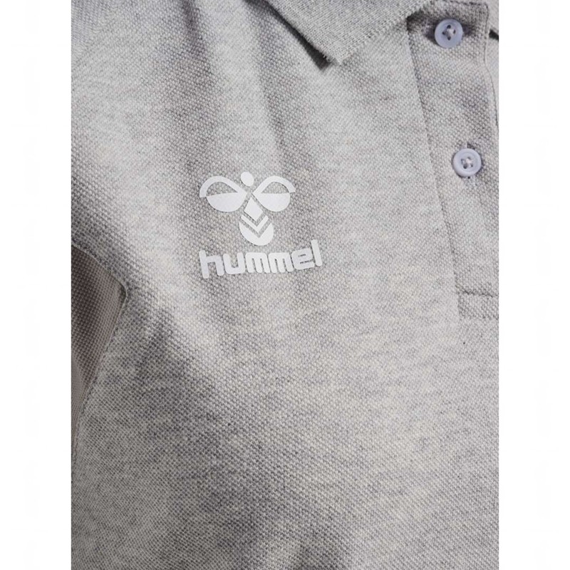 Dámské Tričko Hummel Travel Polo Šedé | 577292-411