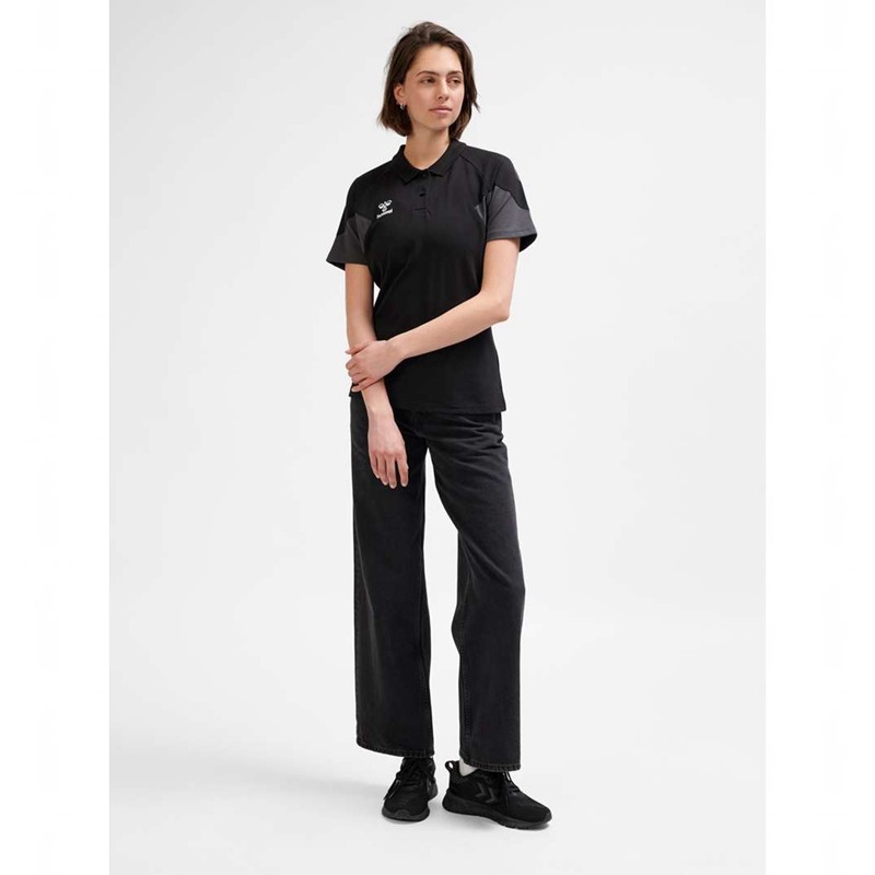 Dámské Tričko Hummel Travel Polo Černé | 603564-085