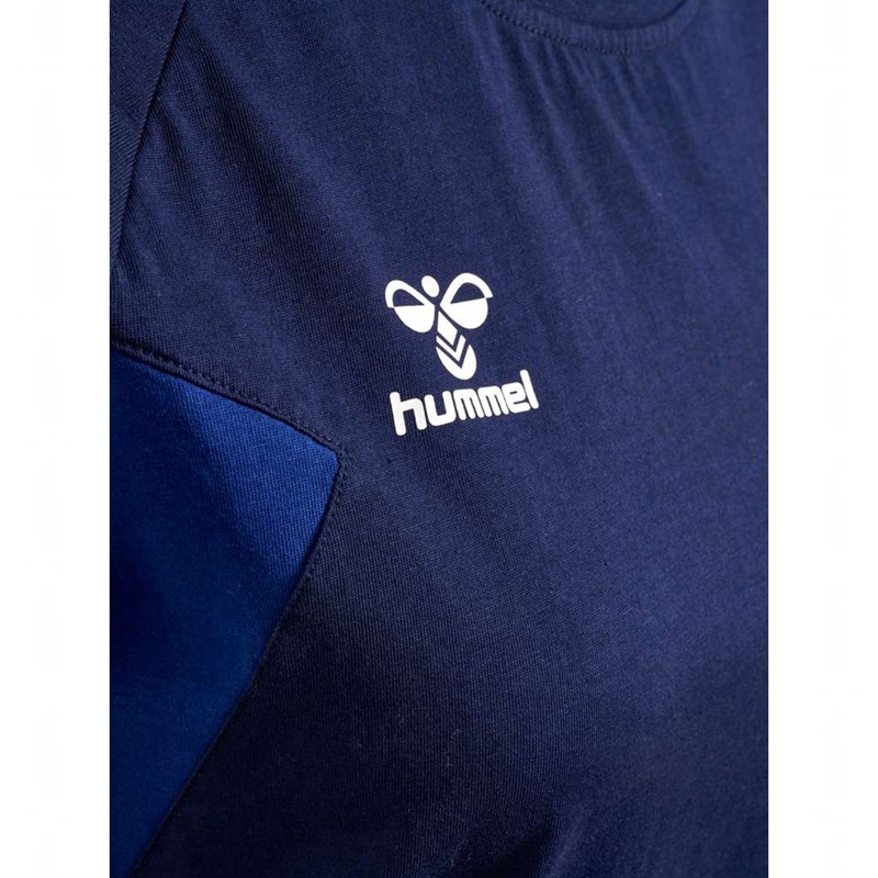 Dámské Tričko Hummel Travel S/S Tmavě Blankyt | 325684-125