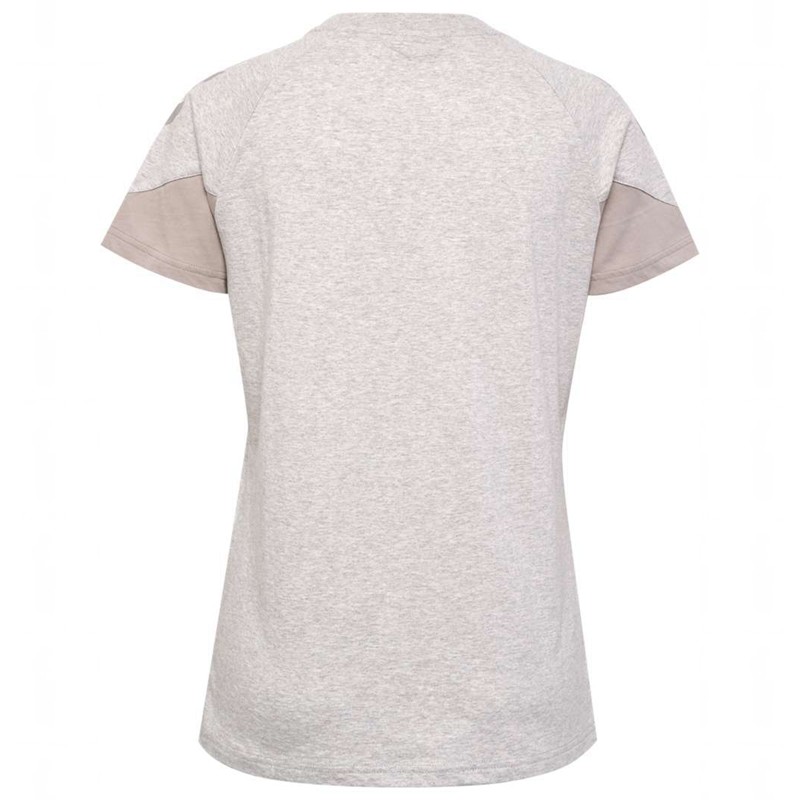 Dámské Tričko Hummel Travel S/S Šedé | 210392-365