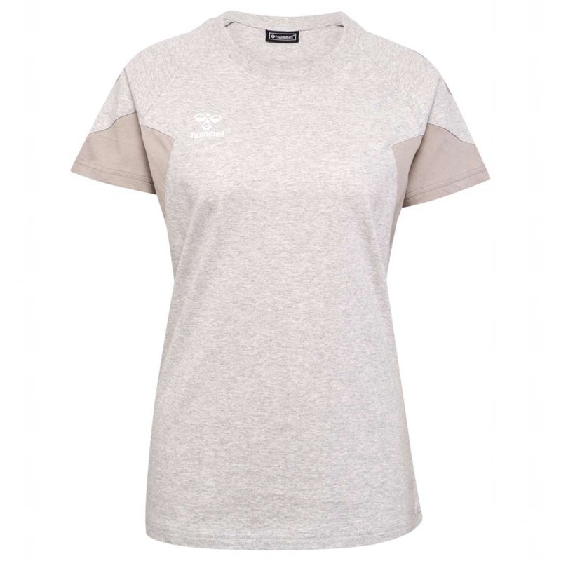 Dámské Tričko Hummel Travel S/S Šedé | 210392-365