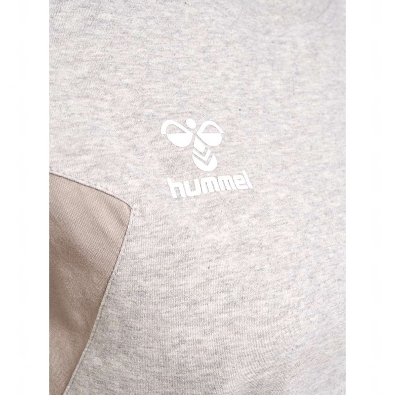 Dámské Tričko Hummel Travel S/S Šedé | 210392-365